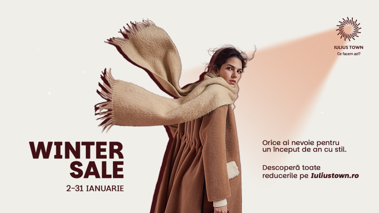 Winter Sale a început în Iulius Town: ZARA, Stradivarius, Bershka, Massimo Dutti, Primark, H&M și multe alte branduri te așteaptă cu promoții de neratat