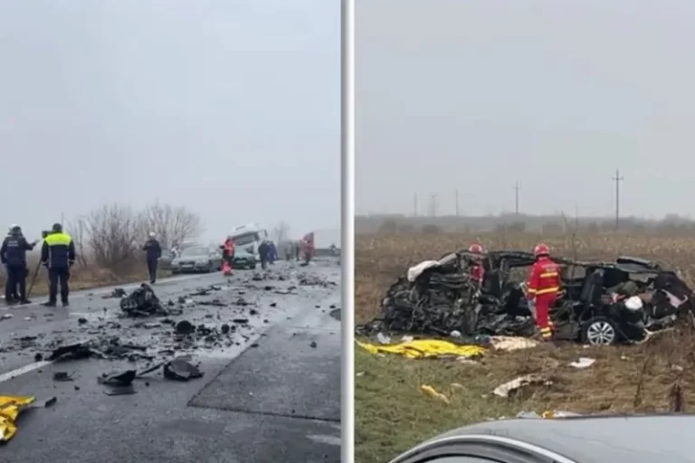 Accident cu 7 morți pe o șosea din Județul Timiș