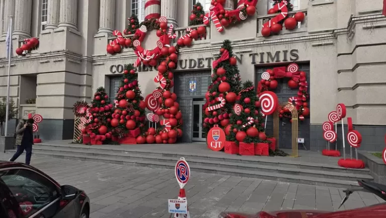 Plățile pentru decorarea festivă de Crăciun a Consiliului Județean Timiș, respectiv a Muzeului Național de Artă Timișoara nu apar pe SEAP. Cum explică conducerea CJT ,,artificiul” pus  la cale pentru afacerea respectivă