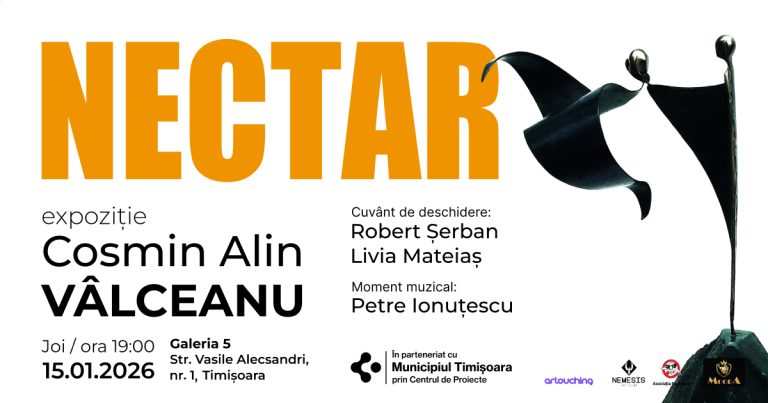 NECTAR – Expoziție personală de artă contemporană Artist: Cosmin Alin Vâlceanu