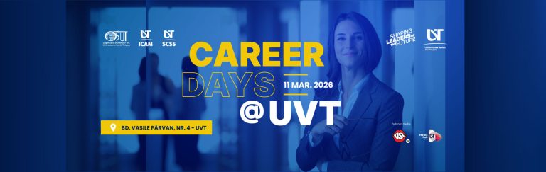 „Career Days@UVT 2026” – un nou eveniment din seria dedicată oportunităților de carieră ale studenților și absolvenților UVT