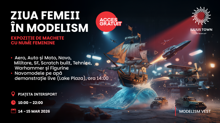 Weekend dedicat experiențelor la Iulius Town: expoziție de machete, evenimente pet-friendly și spectacole pentru copii