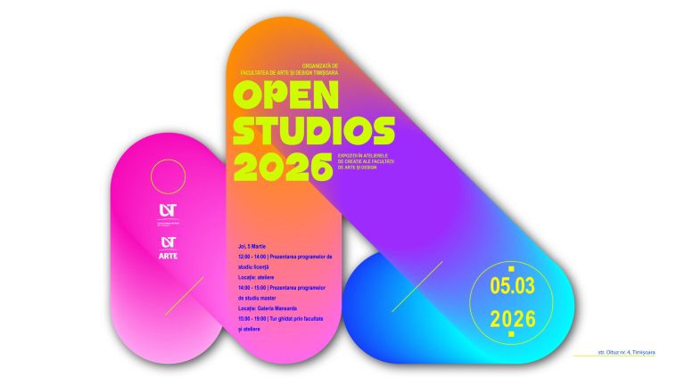 Culisele creației: Facultatea de Arte și Design din cadrul UVT își deschide atelierele pentru comunitate în cadrul „Open Studios”