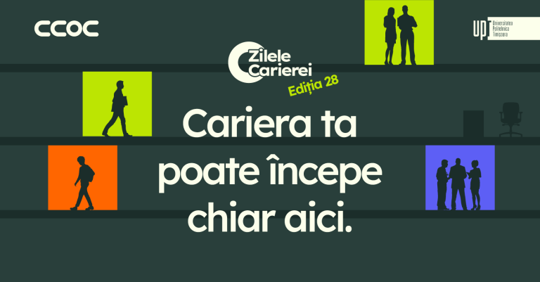 Studenții și absolvenții, invitați să-și proiecteze viitorul la cea de-a XXVIII-a ediție a Zilelor Carierei de la UPT