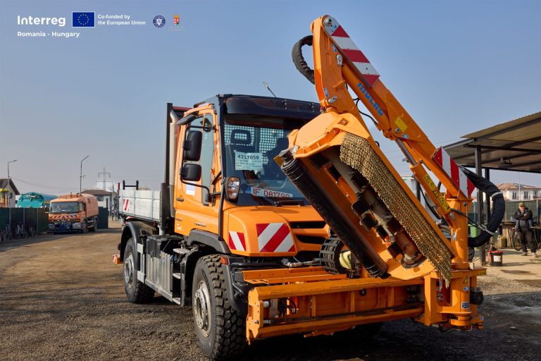 Ghiroda investește în mobilitate verde  Vehicul de 1,8 milioane lei pentru întreținerea infrastructurii și protecția mediului